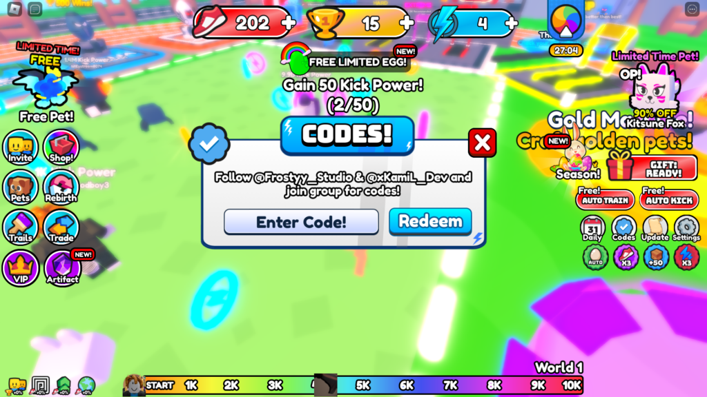 kick a friend simulator codes