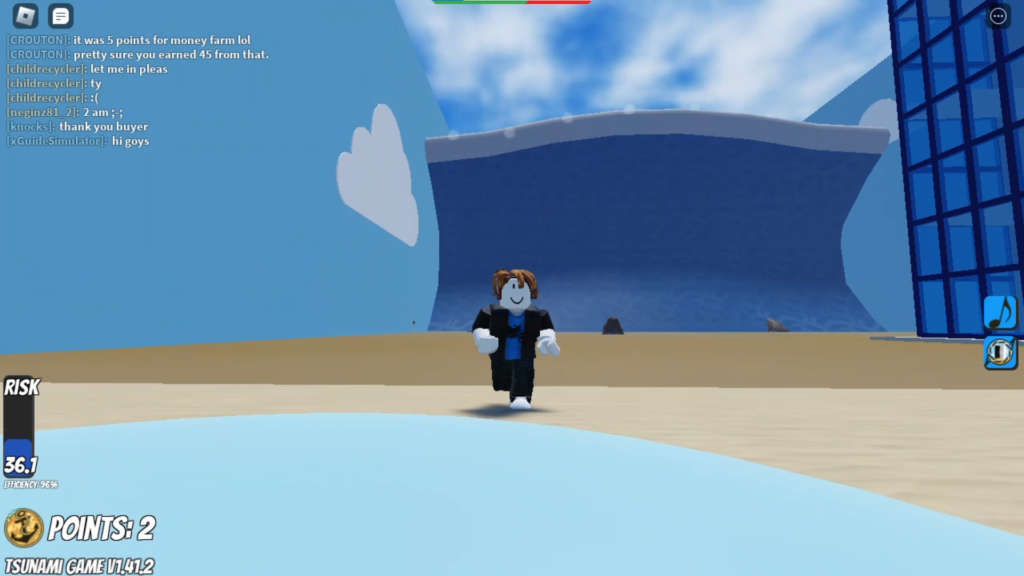 roblox tsunami game hunt badge