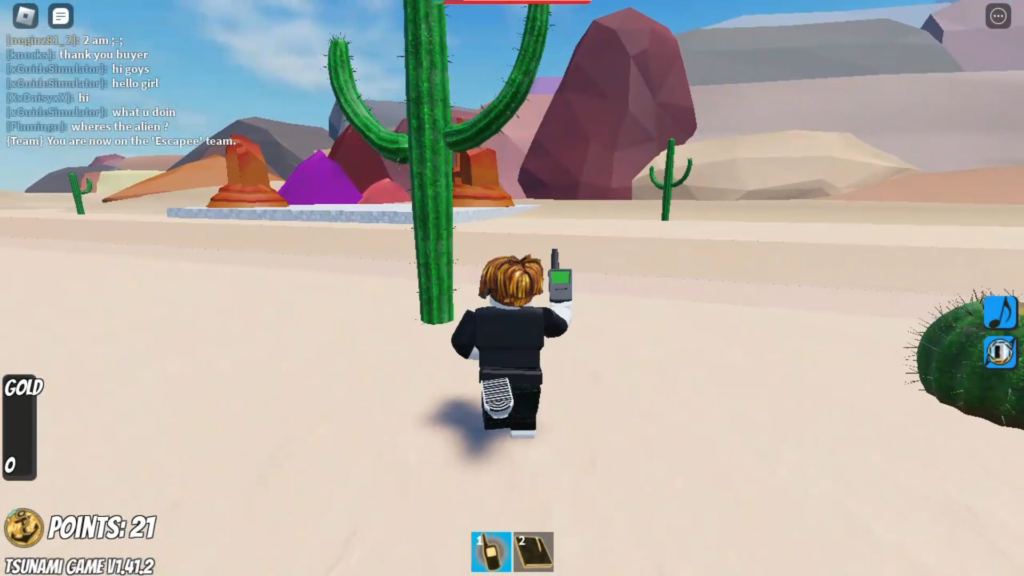 roblox tsunami game hunt badge