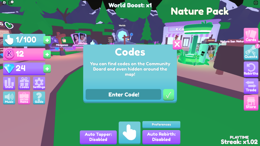 Roblox K-Cards Codes