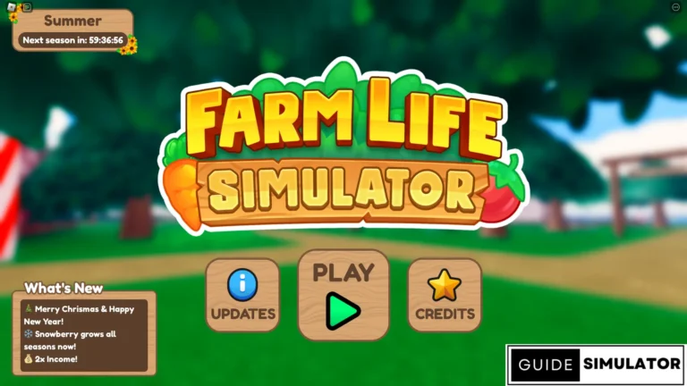 Farm Life Simulator Codes