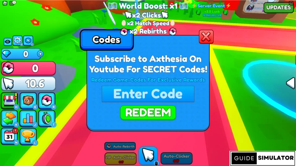 shopping cart simulator codes