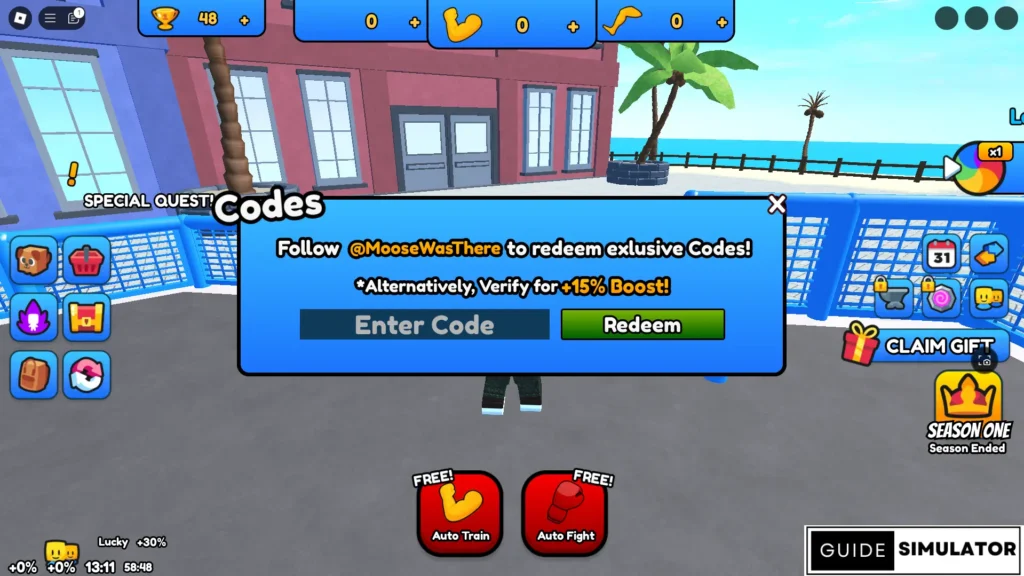 Boulder Pushing Simulator Codes